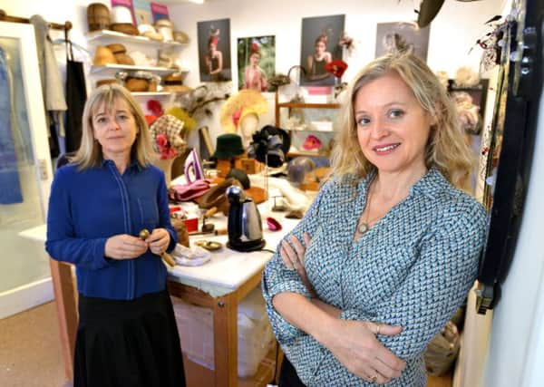 Sarah Lomax (left) and Rachel Skinner in their studio. Photograph by Peter Cripps