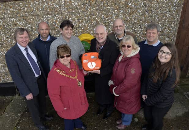 Defibrillator campaign at the Bridgemere Centre, Eastbourne (Photo by Jon Rigby)