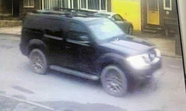 Police are trying to trace the driver of a black 4x4 sports utility vehicle involved in a hit-and-run in Hastings. SUS-180902-153702001
