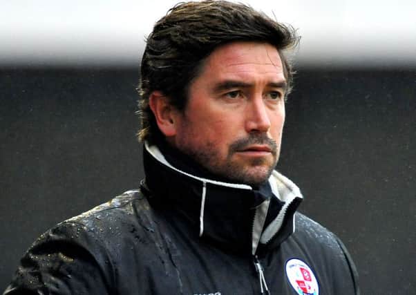 Crawley Town FC v Grimsby Town FC. Harry Kewell.  Pic Steve Robards SR1804225 SUS-181002-163457001