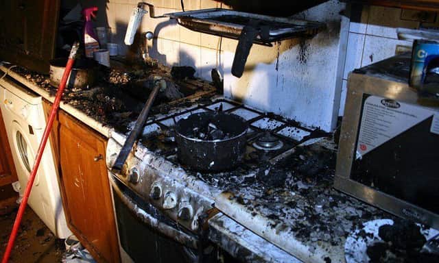 A kitchen blaze that broke out in a West Sussex home