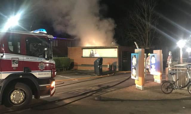 Firefighters were called to Arundel Mcdonald's after a blaze broke out there