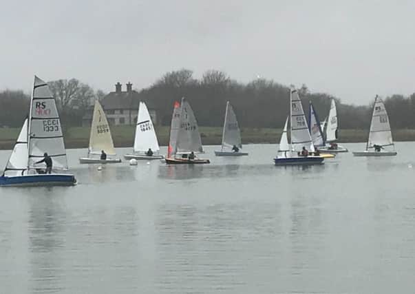 Frostbite racing at Dell Quay