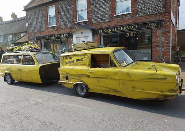 The Only Fools and Horses hearse. Pic: Contributed