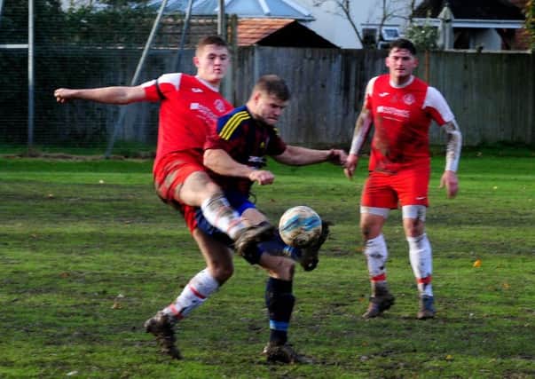 Sam James helped Bosham to a cup victory over Villa / Picture by Kate Shemilt