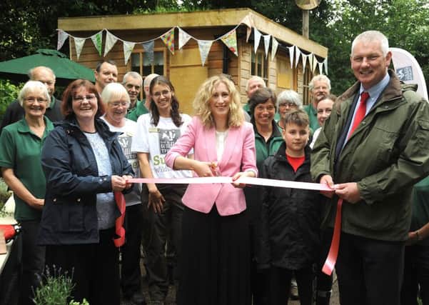 Opening of the new eco-hut at Woods Mill Nature Reserve in July 2017. Picture: Miles Davies/Sussex Wildlife