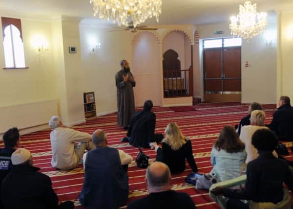 Visitors to Worthing Mosque for a previous open day event