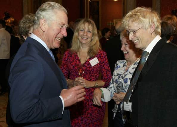 Geoff Stonebanks meets The Prince of Wales at Buckingham Palace