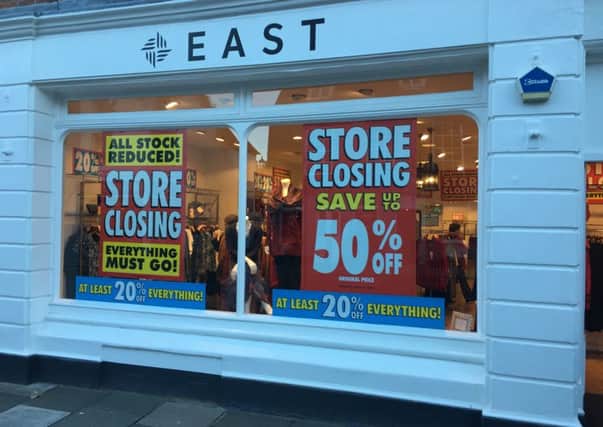 Women's clothing chain East is in administration