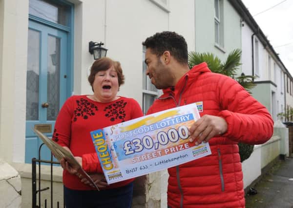 Rachael Howard was expecting Â£1,000 and could not believe it when a cheque for Â£30,000 was revealed