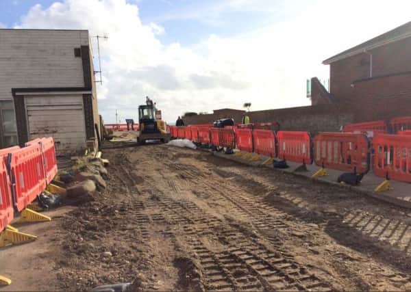 The path at the end of Ferry Road is being made over. Photo: Adur District Council