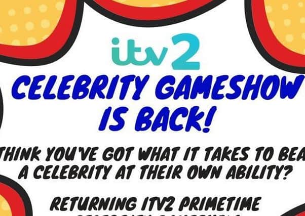 Wanted: Sussex participants for celebrity gameshow