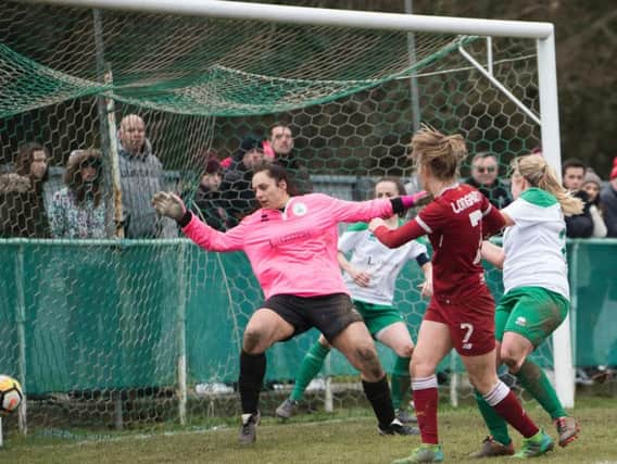 Liverpool go close at Oaklands Park / Picture by Tommy McMillan