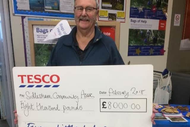 Sidlesham Community Association received Â£8,000 to support its work