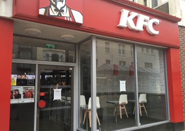 KFC in Worthing is closed due to a shortage of chicken