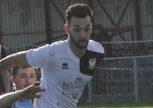 Jack McLean scored Bexhill United's second goal and was an influential figure in the 3-1 win against Steyning Town.
