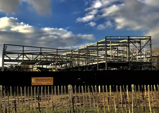 The new leisure centre in Sea Road, Littlehampton is coming on leaps and bounds. Picture: Chris Adam Smith