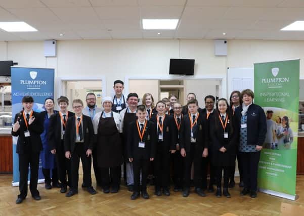 Students from Kings Academy in Ringmer visited Plumpton College and enjoyed a breakfast. Picture: Plumpton College