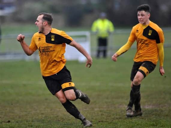 Danny Hand scored a penalty and gave one away in Golds' defeat to Broadbridge Heath. Picture by Stephen Goodger