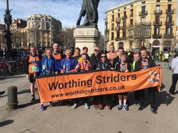 A number of Worthing Striders members took on the recent Barcelona Half Marathon.