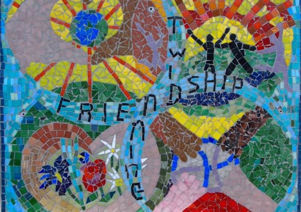 A finished school's mosaic. Picture supplied by Hawards Heath Twinning Association