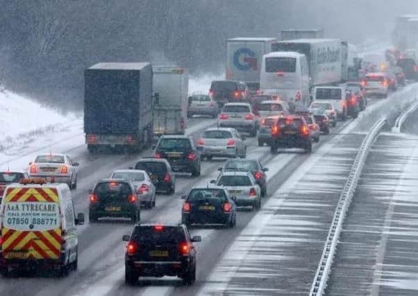 Snow showers could cause problems for drivers