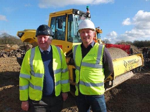 Councillor Andrew MacNaughton and Colin Whelan. Picture: Mid Sussex District Council