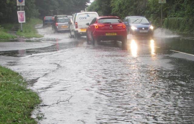 Headache for residents: Flooding at Nevill after a downpour in August