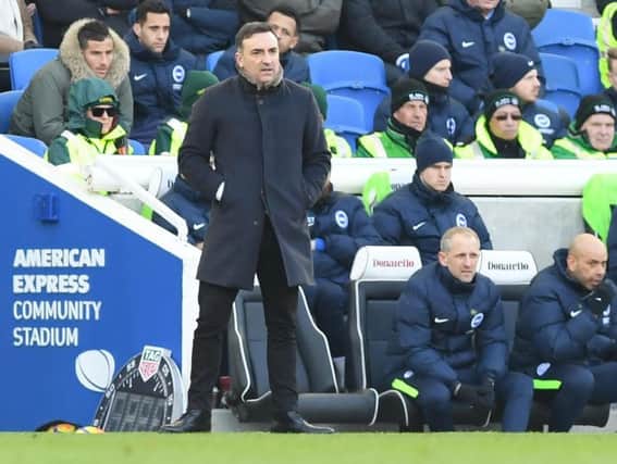 Swansea boss Carlos Carvalhal. Picture by Phil Westlake (PW Sporting Photography)