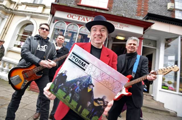 Norman Baker with his band The Reform Club at the launch of their first album Always Tomorrow in 2013