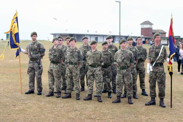 DM17629965a.jpg Armed Forces Day, Littlehampton. Army cadets. Photo by Derek Martin
