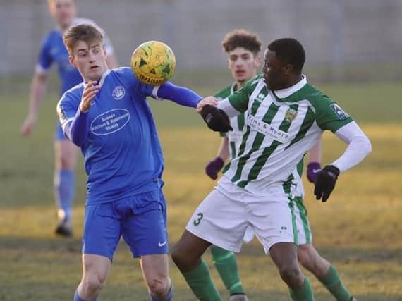 Nick Collyer has made the step up from Shoreham's under-18's to the first team in recent weeks. Picture by Stephen Goodger