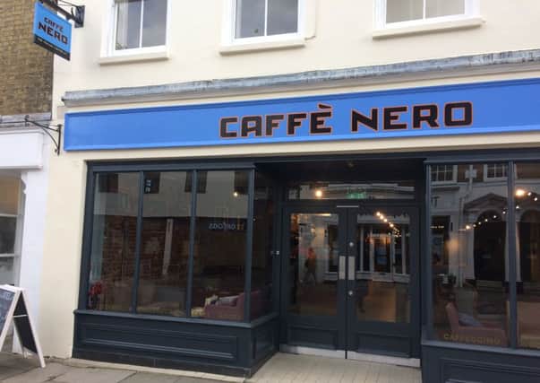 CaffÃ¨ Nero in North Street, Chichester.