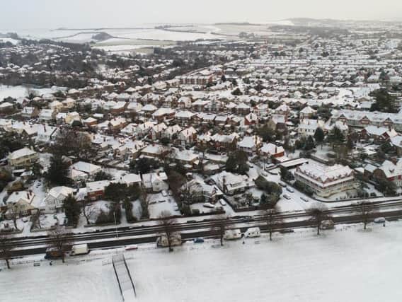 Snow over Worthing