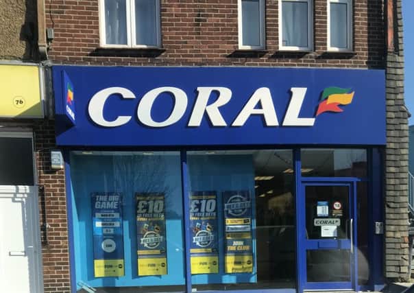 Coral bookmakers in Battle Road. Picture by Daniel Burton SUS-180228-102442001