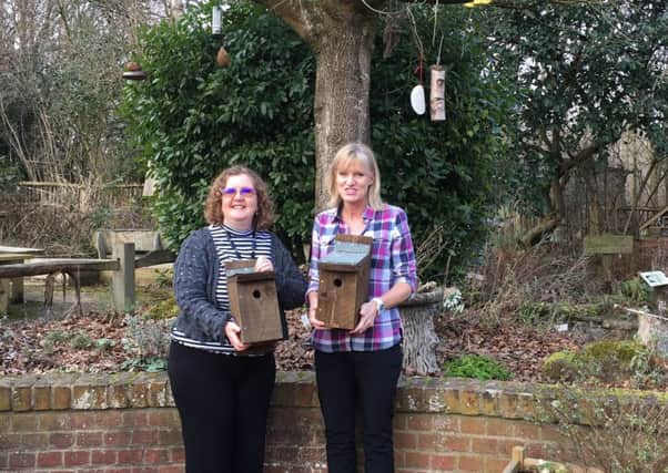 Alison Dunning and Jennifer Cole of the New Friends of Horsham Park SUS-180228-113454001
