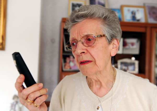 Jean Whittington from Nelson Close, Sompting, was not happy that her phone line stopped working. Picture: Kate Shemilt