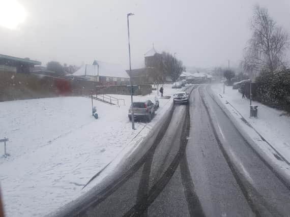 Snow is expected in Brighton and Hove today