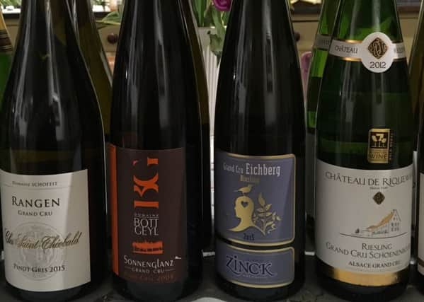 Alsace Grand Cru wines