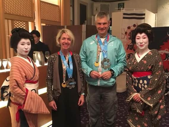 Helen & Jim Graham Tokyo Marathon & wild night out afterwards