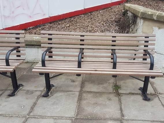 The benches in Brighton have sparked a petition (Photograph: Daniel Harris)