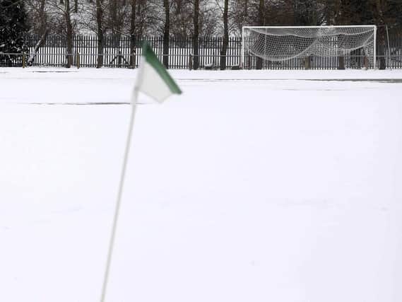Pitches are frozen across the county