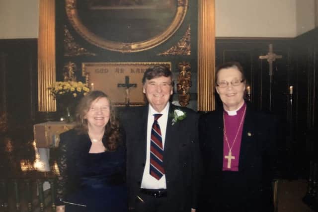 Peter & Kerstins Golden Wedding Anniversary: Renewal of Wedding vows by Bishop of Sweden, 2012 SUS-180603-105337001