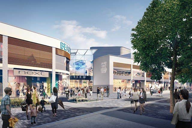 An artist's impression of the improvements to Eastbourne town centre