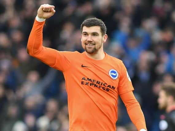 Albion keeper Mathew Ryan. Picture by Phil Westlake (PW Sporting Photography)