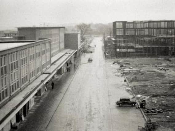 Construction work on Queens Square and the Queensway Store
