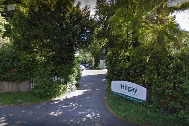 The entrance to Hilgay Care Home in Burgess Hill. Picture: Google Streetview