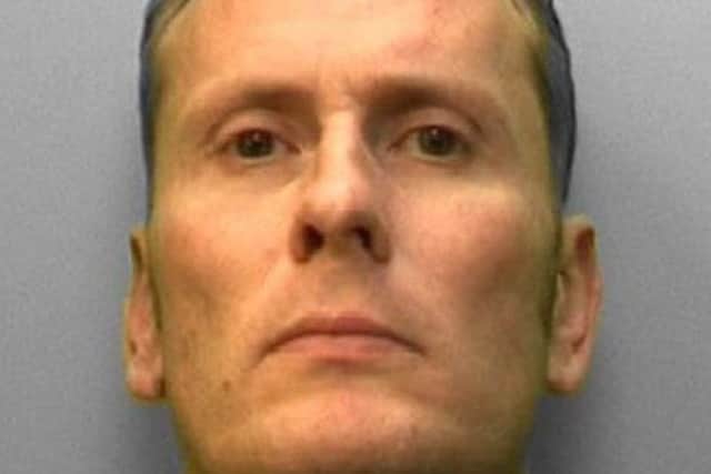 Sacha Dixey, 38, was jailed thanks to cutting-edge technology. Picture: WSCC