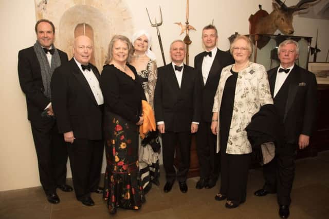 High Sheriff of West Sussex Lady Emma Barnard, Lord and Lady Julian Fellowes and guests