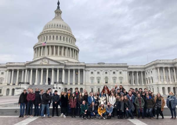 Collyers students and staff spent five days in Washington DC